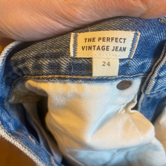 Madewell The Perfect Vintage Jeans Ellicott Wash Mom High Rise Straight Leg 24 - Picture 8 of 10